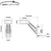 Picture of 45° LED Rubber Stalk Lamp  | Left